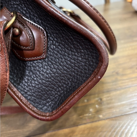Vintage Dooney & Bourke All-Weather Leather Mini Satchel Crossbody - Picture 10 of 16